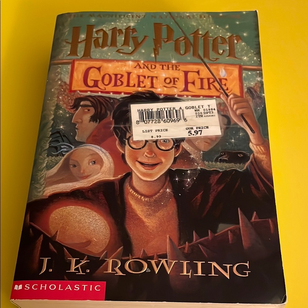 Scholastic Harry Potter and the Goblet of Fire - Green Cover